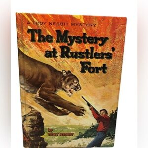 VINTAGE 1964 The Mystery At Rustlers’ Fort Troy Nesbit Hard Cover Book